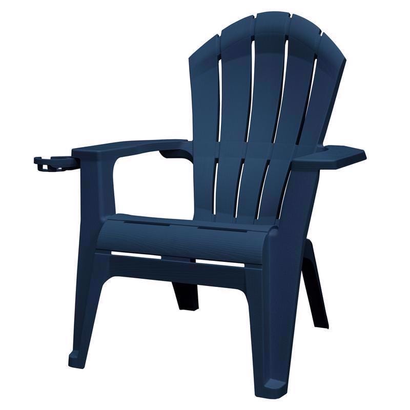 Adams 260928 RealComfort Deluxe Midnight Resin Frame Adirondack Chair