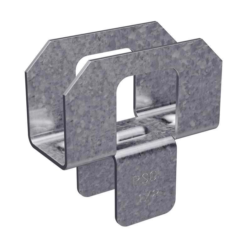 Simpson Strongtie PSCL 1/2-R50 Simpson Strong-Tie Galvanized Silver Stainless Steel Panel Sheathing Clip 50 pk