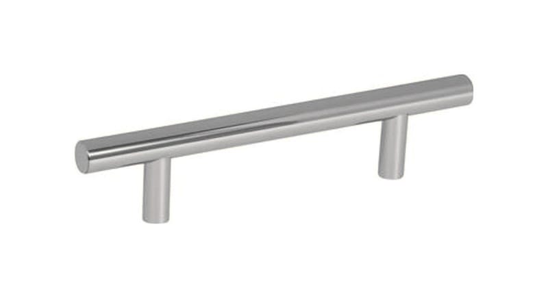 Amerock 2000805 Contemporary Bar Bar Pull 3-3/4 in. Polished Nickel Silver 1 pk