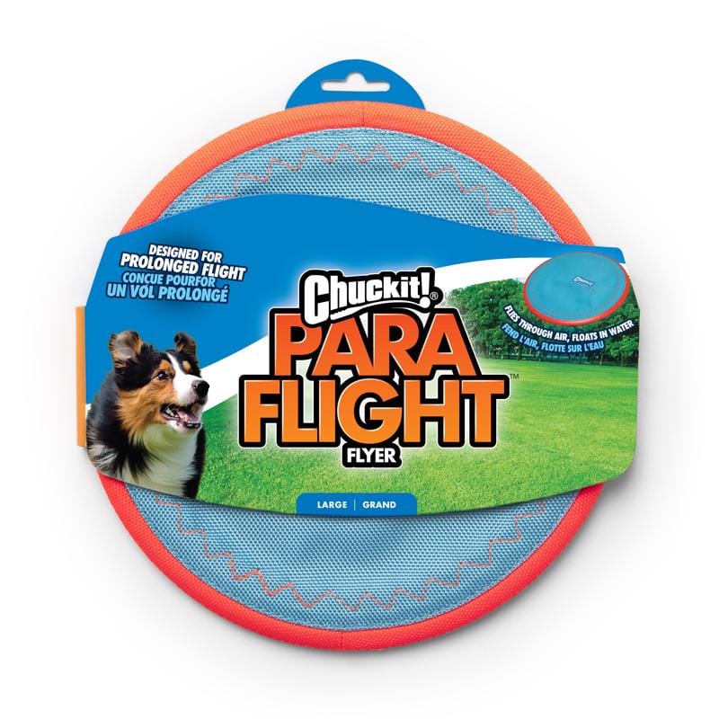 Chuckit! 221301 For Dog Blue/Orange Nylon Paraflight Flying Dog Toy Large 1 pk