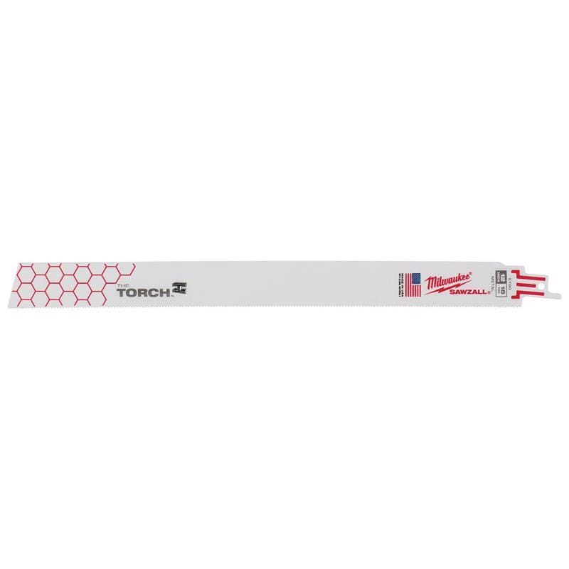 Milwaukee 48-00-5789 Sawzall Blade 18T 12" Torch 5 Pack