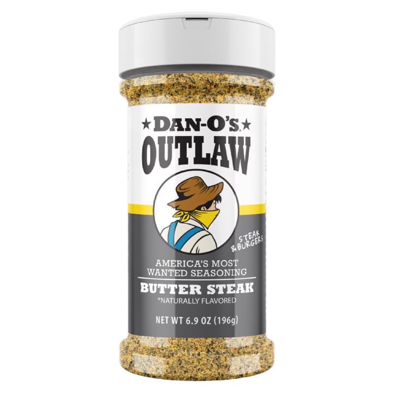 Dan-O'S DBP69-1PK Outlaw Butter Steak BBQ Seasoning 6.9 oz