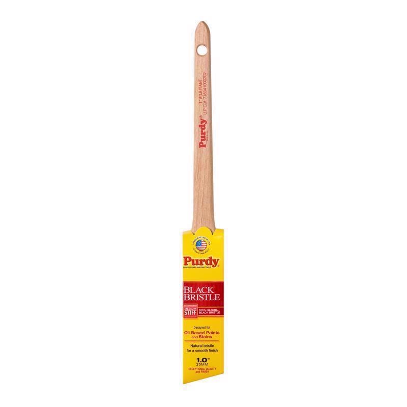 Purdy 145024010 Black Bristle Adjutant 1 in. Medium Stiff Angle Trim Paint Brush