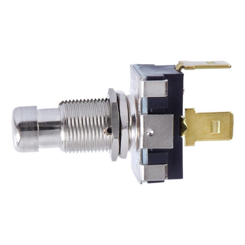 Jandorf 61120 15 amps Single Pole Push Button Power Tool Switch Silver 1 pk