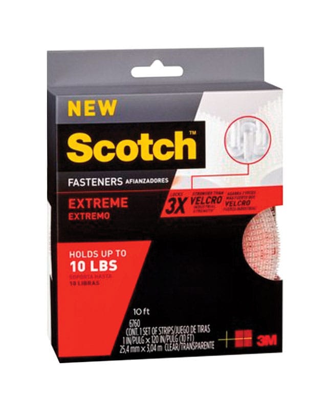 Scotch RF6760 Extreme Medium Foam Hook and Loop Fastener 120 in. L 2 pk