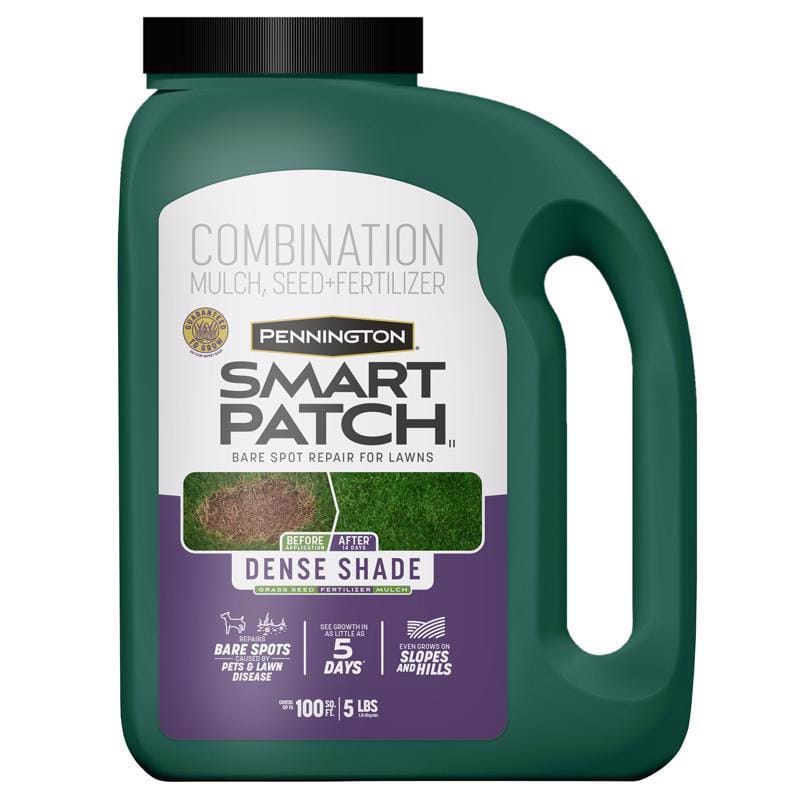 Pennington 100545644 Smart Patch Mixed Dense Shade Seed/Fertilizer/Mulch Repair Kit 5 lb