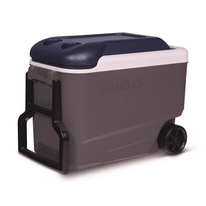 Igloo 34226 MaxCold Gray 40 qt Roller Cooler