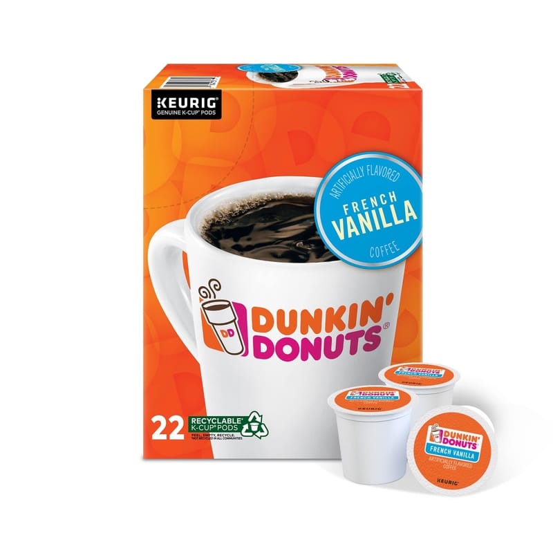 Keurig 5000363272 Dunkin' Donuts French Vanilla Coffee K-Cups 22 pk