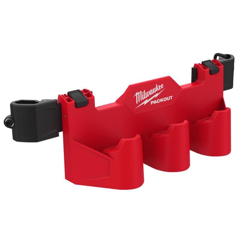 Milwaukee 48-22-8604 Packout 5.5 in. W X 6 in. H Tool Box Attachment M12 Battery Rack Black/Red