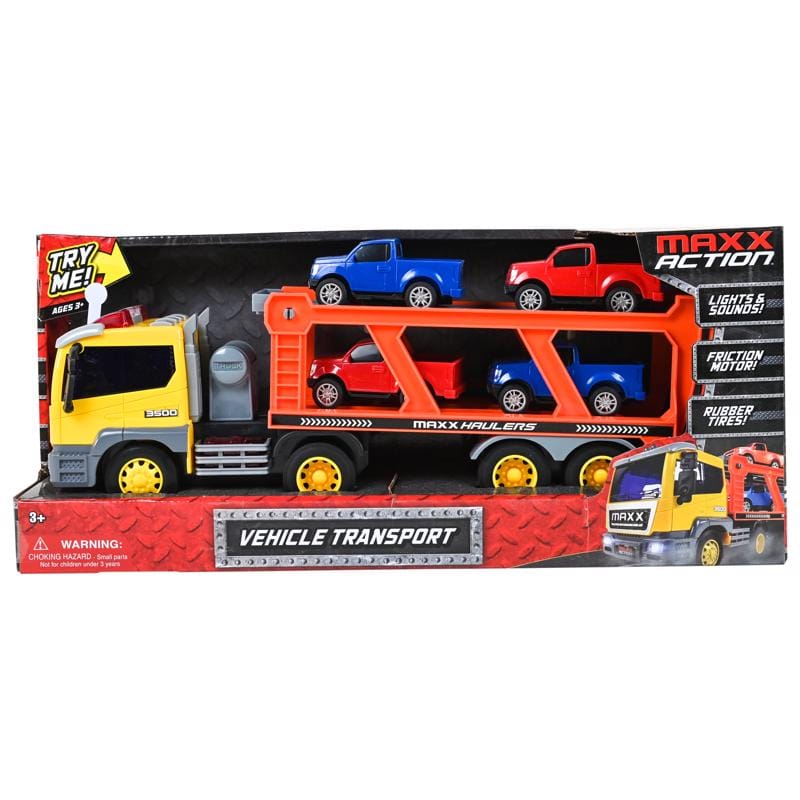 Sunny Days 101744 Maxx Action Toy Long Hauler Truck Multicolored 5 pc