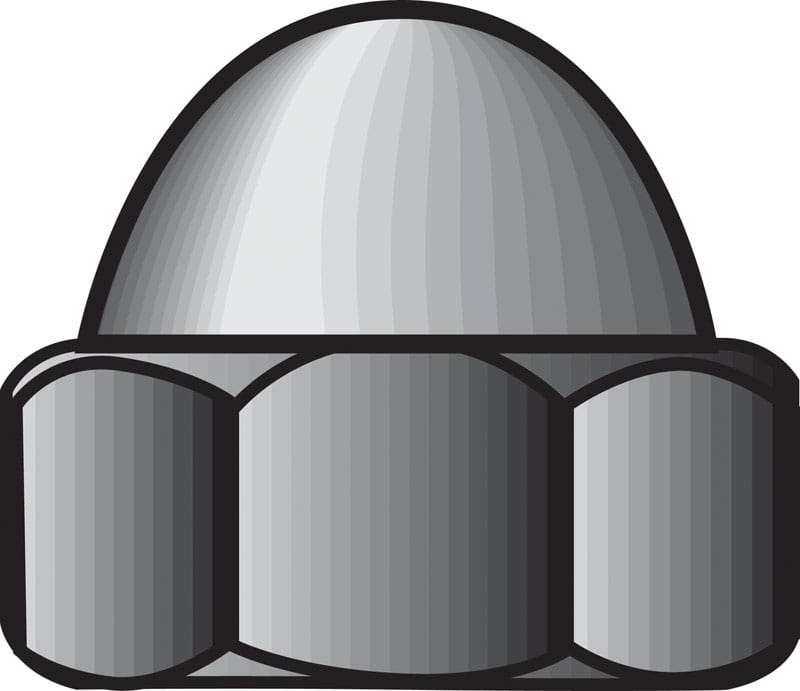 Hillman 0829960 5/16 in. Stainless Steel SAE Acorn Nut 50 pk