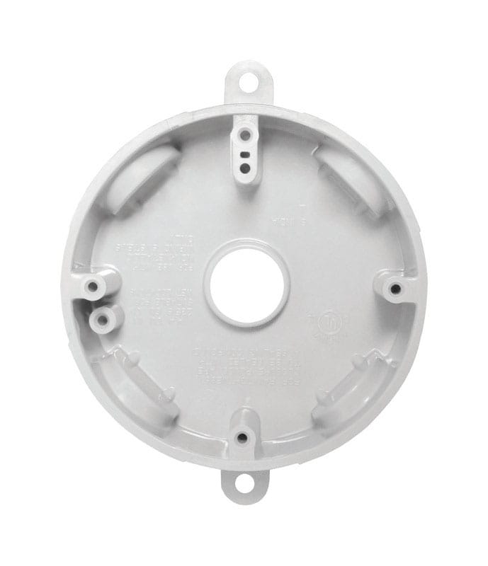 Sigma Engineered Solutions 14130WH New Work 14.8 cu in Round Plastic Weatherproof Box White