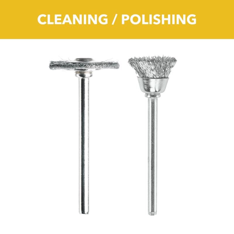 Dremel 447 Carbon Steel Cleaning And Polishing Moto Tool Kit 2 each