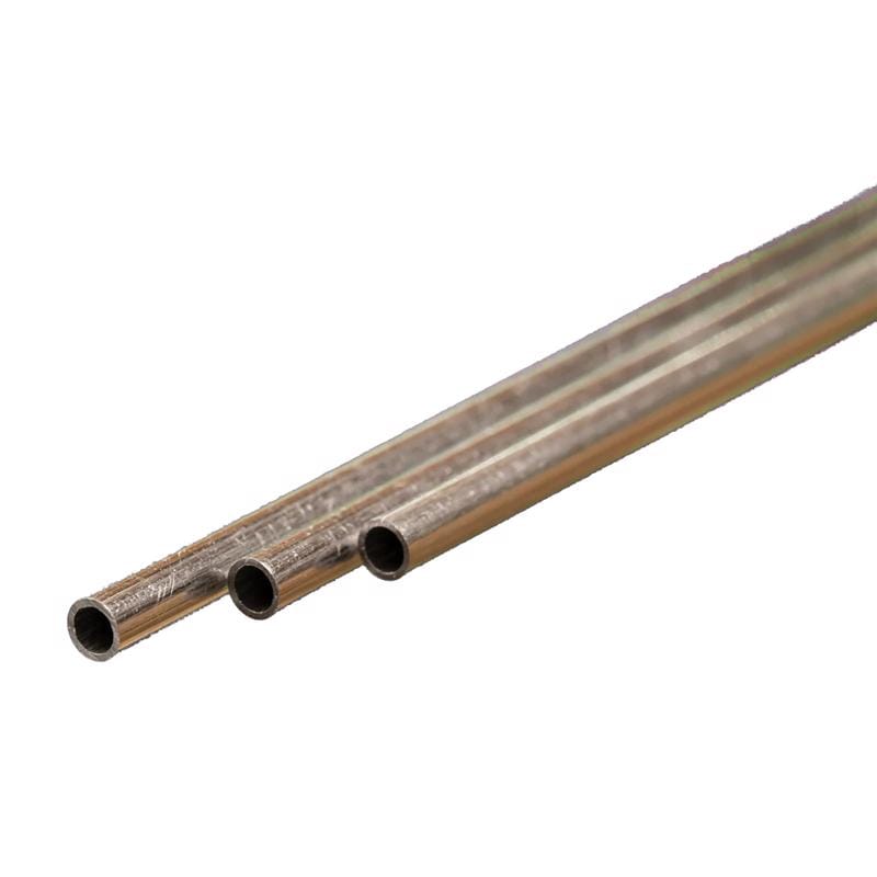 K&S 8101 3/32 in. D X 1 ft. L Round Aluminum Tube