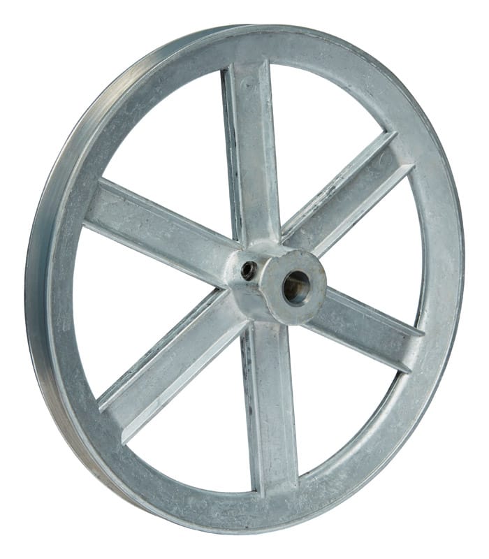 Chicago Die Cast 1000A5 10 in. D X 1/2 in. D Zinc Single V-Grooved Pulley
