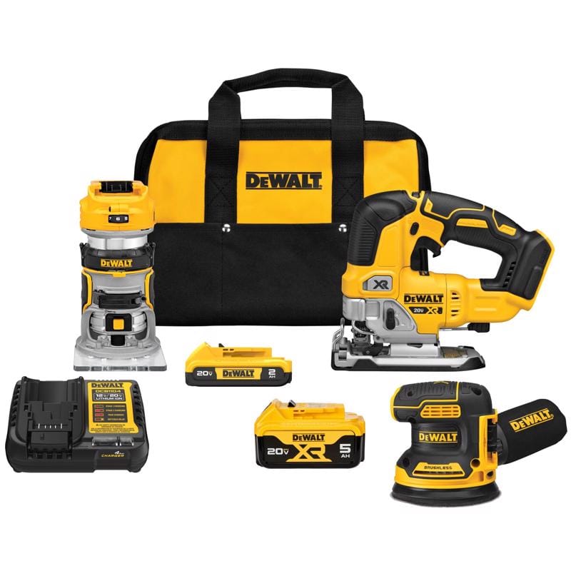 Dewalt DCK307D1P1 20V MAX Cordless Brushless 3 Tool Combo Kit