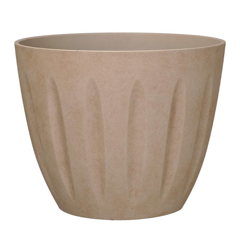 L&G PVI8012TTI 10 in. H X 12 in. W X 12 in. D X 12 in. D Polyresin Spritzer Planter Terracotta