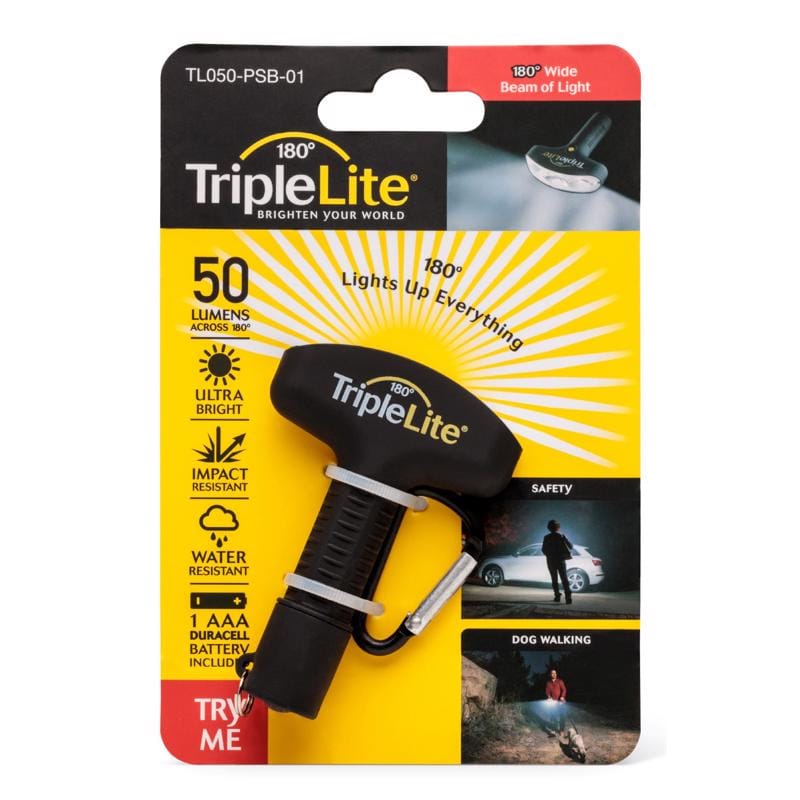 Triplelite TL050-PSB-01 50 lm Black LED Flashlight AAA Battery