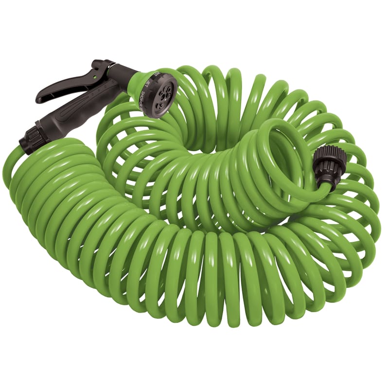 Orbit 27389 3/8 in. D X 50 ft. L Light Duty Expandable Coil Garden Hose