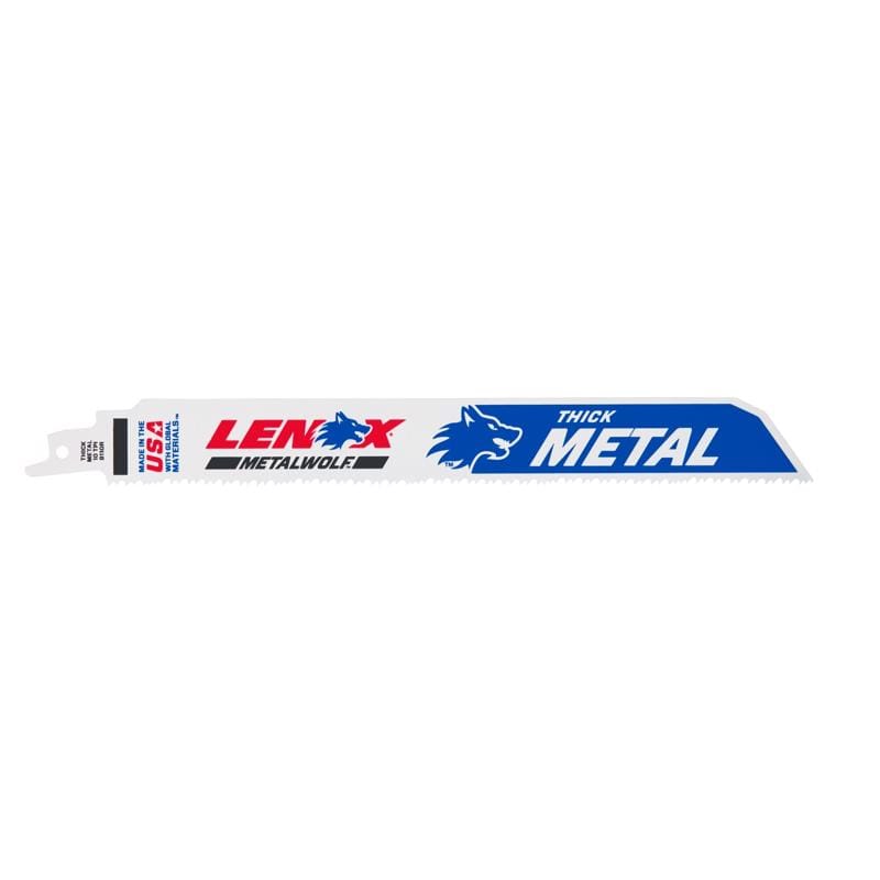 Lenox 24905T9110R METALWOLF 9 in. Bi-Metal WAVE EDGE Reciprocating Saw Blade 10 TPI 2 pk