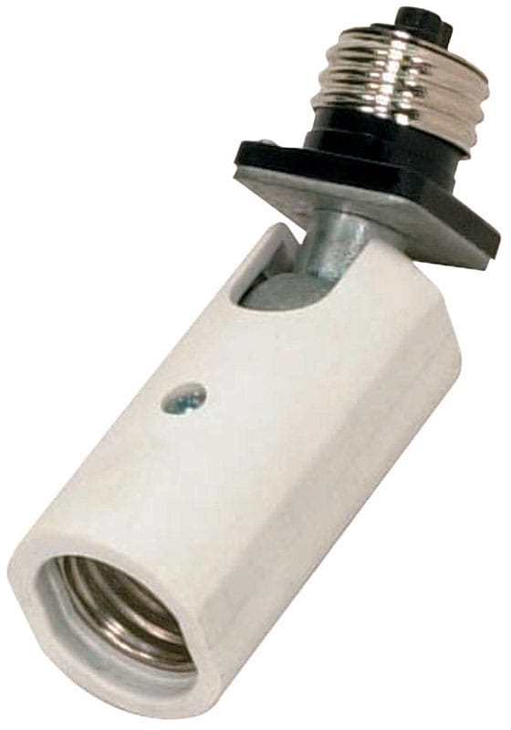 Satco 77606 Plastic Medium Base Socket Adapter 1 pk