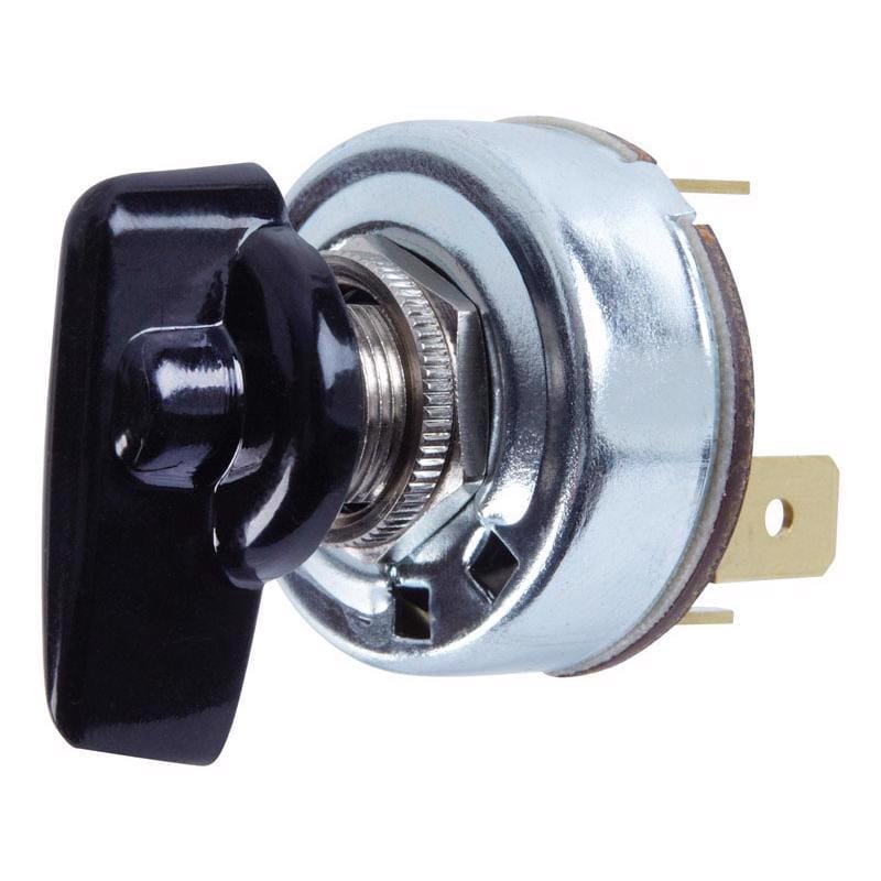 Jandorf 61033 4 amps Single Pole Rotary Appliance Switch Black/Silver 1 pk