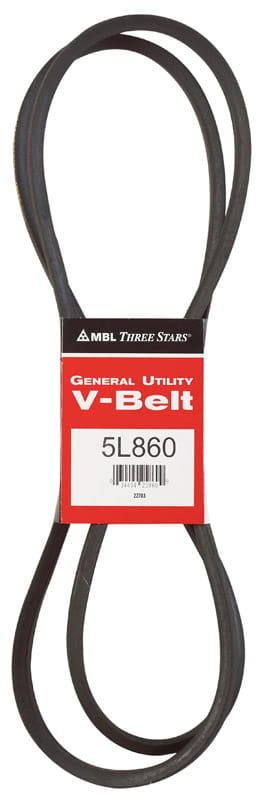 Mitsuboshi 5L860A FHP General Utility V-Belt 0.63 in. W X 86 in. L For Fractional Horsepower Motors