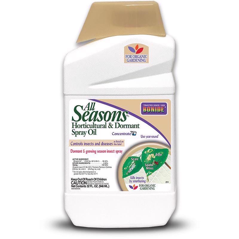 Bonide 2116 All seasons Organic Horticultural Spray Oil Liquid Concentrate 32 oz