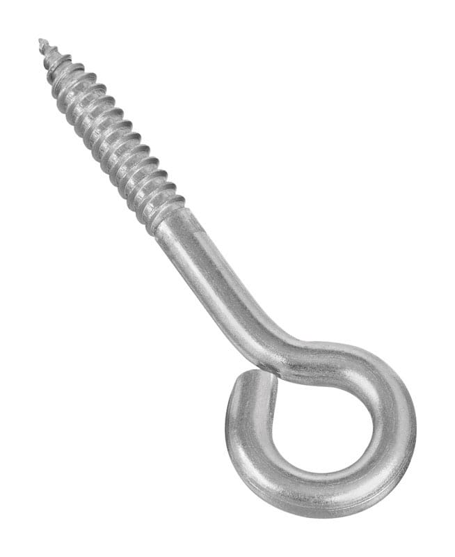 National Hardware N220-798 4 in. L Silver Stainless Steel Lag Screw Eye 1 pk