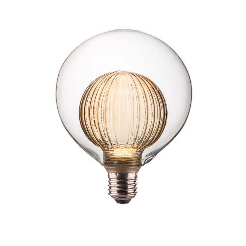 Globe Electric 16000393 G40 E26 (Medium) LED Bulb Soft White 3 Watt Equivalence 1 pk