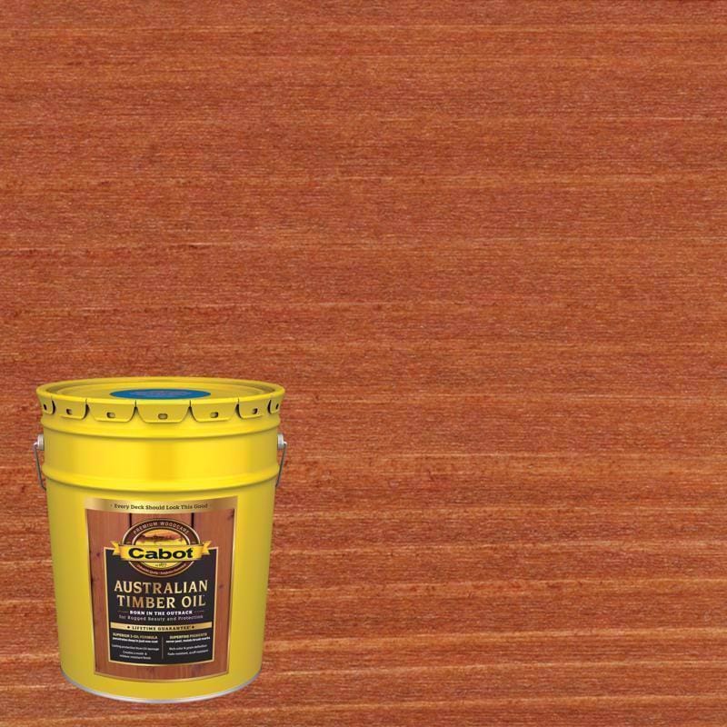 Cabot 140.0019459.008 Australian Timber Oil Low VOC Transparent Mahogany Flame Oil-Based Alkyd Australian Timber Oil