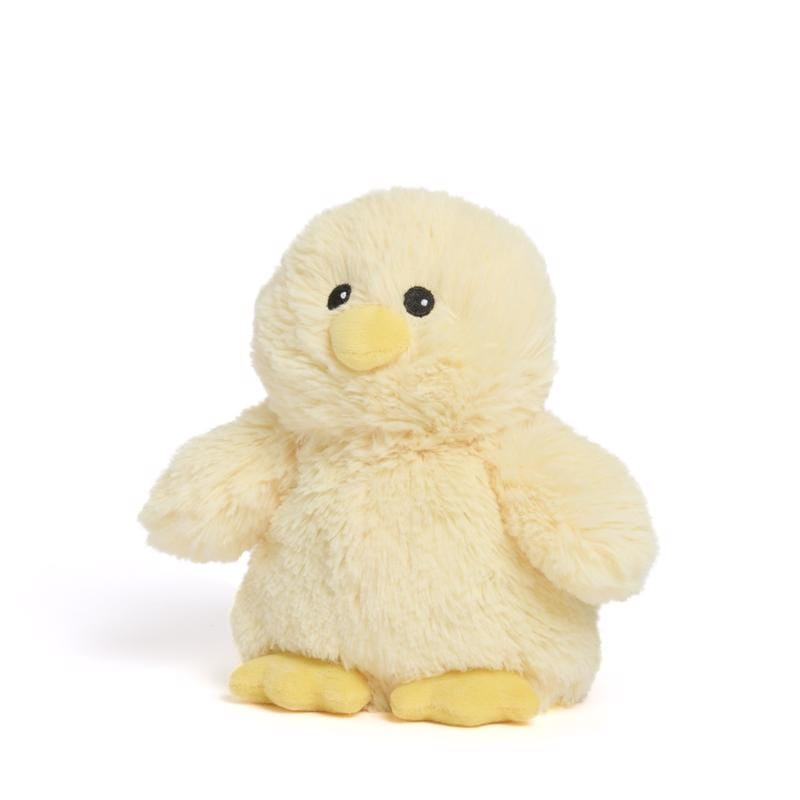 Warmies CPJ-CHICK-1 Chick Junior Stuffed Animals Cream/Yellow