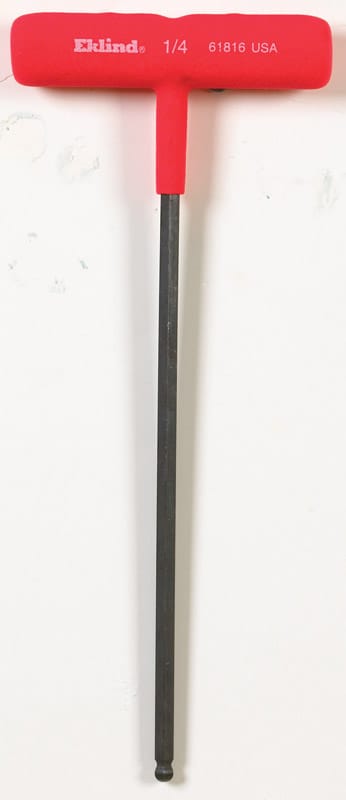 Eklind 61816 Power-T 1/4 in. SAE T-Handle Ball End Hex Key 1 pc