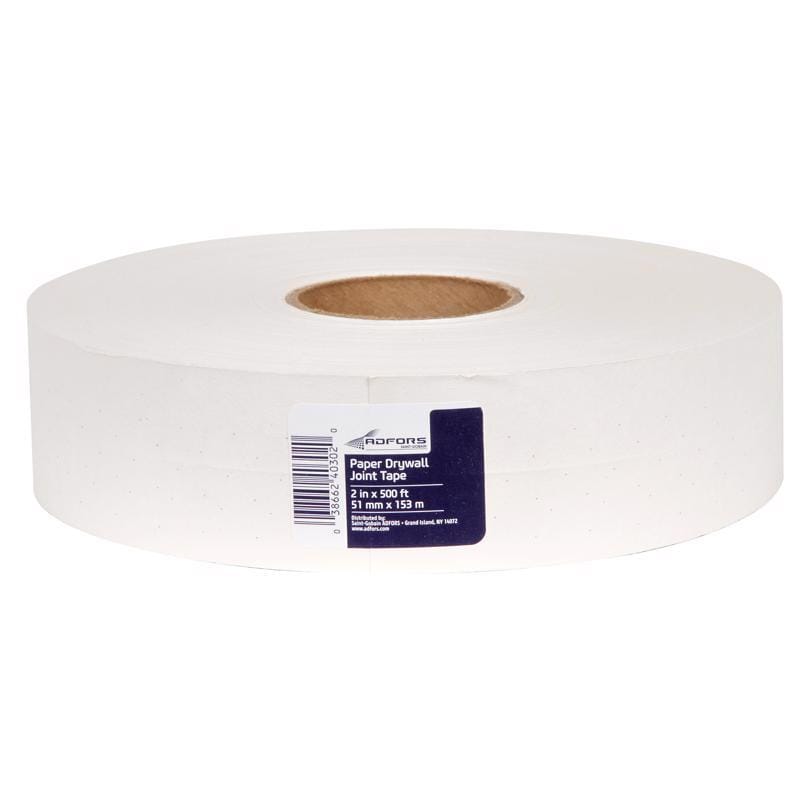 Saint-Gobain Adfors FDW9236-U 500 ft. L X 2 in. W Paper White Drywall Joint Tape
