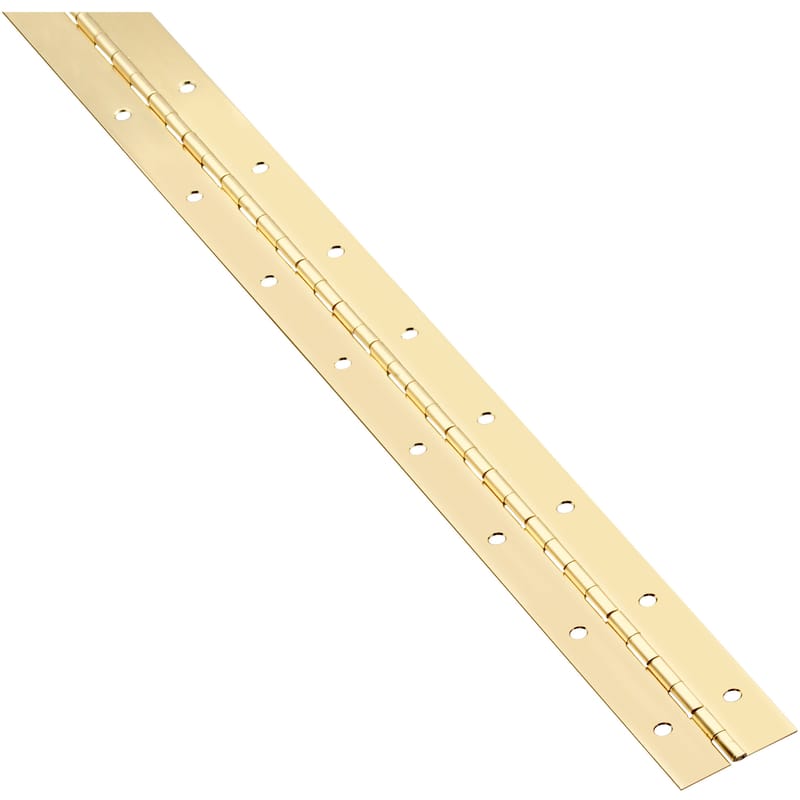 National Hardware N148-155 30 in. L Brass Continuous Hinge 1 pk