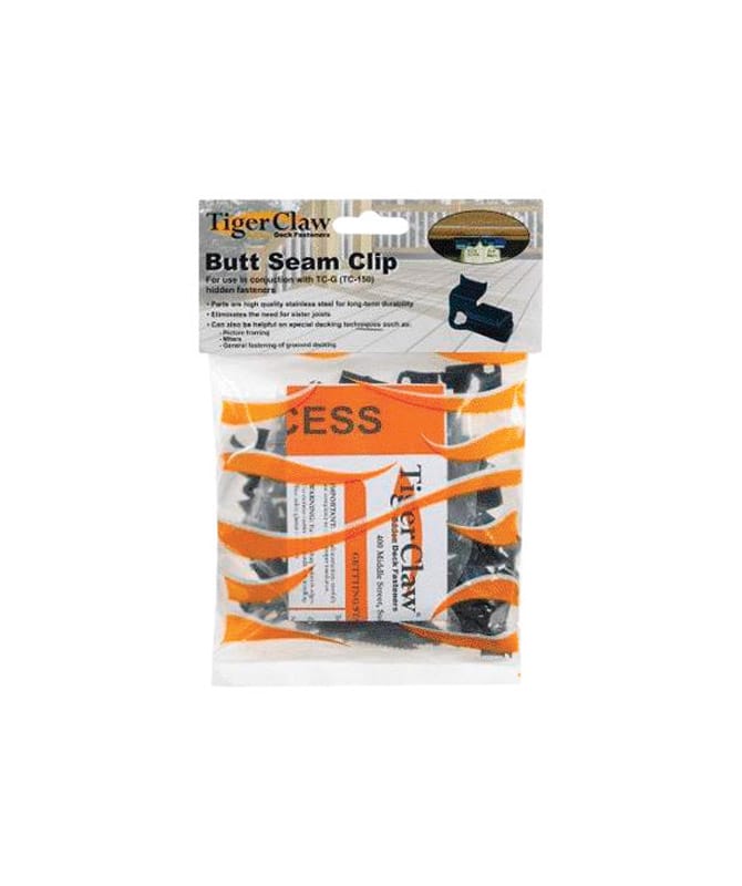 Tigerclaw F-5969-TCBC Butt Seam Clips 55 pk