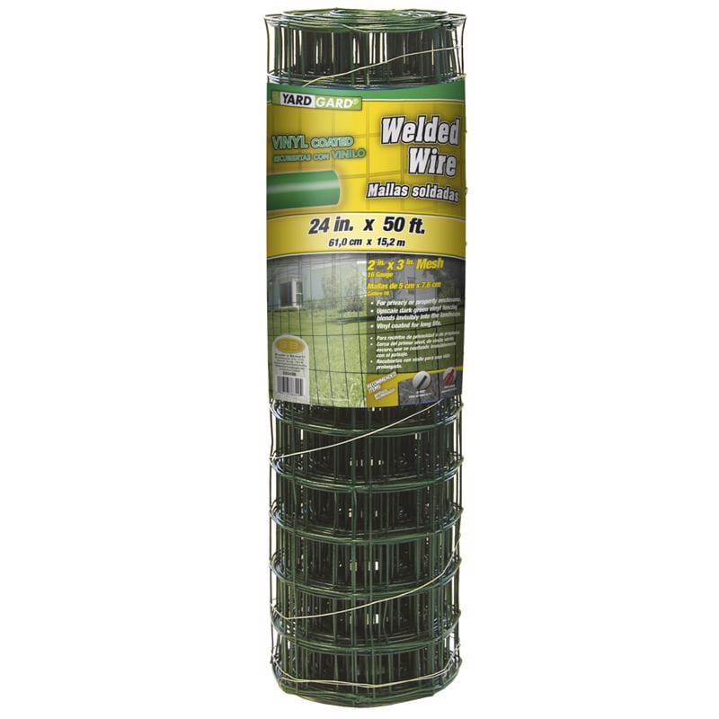 Yardgard 308349A 24 in. H X 50 ft. L Steel Welded Wire Fence 2x3 in.