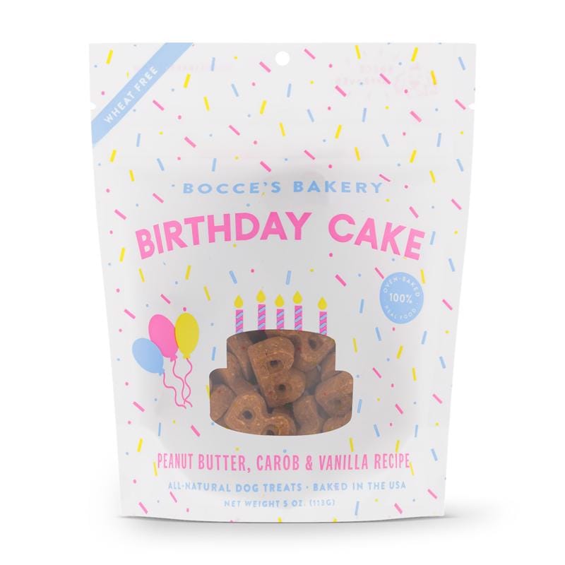 Bocce'S BCB-A20110 Birthday Cake Biscuit For Dogs 5 oz 1 pk