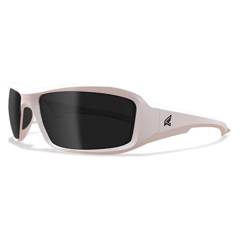 Edge Eyewear XB146 Brazeau Anti-Fog Wraparound Safety Glasses Smoke Lens White Frame 1 pc