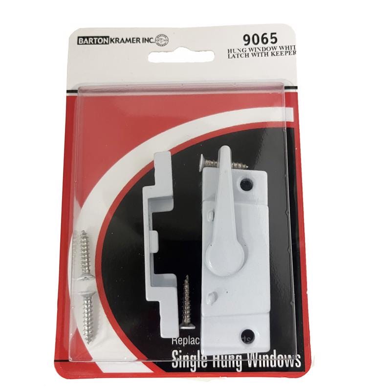 Barton Kramer 9065C White Zinc Window Latch 1 pk