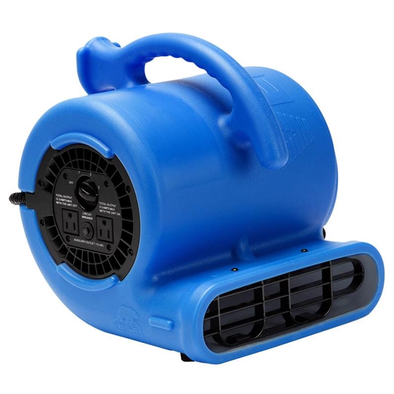 B-Air BA-VP-25-BL 13.3 in. H 3 speed Blower Fan