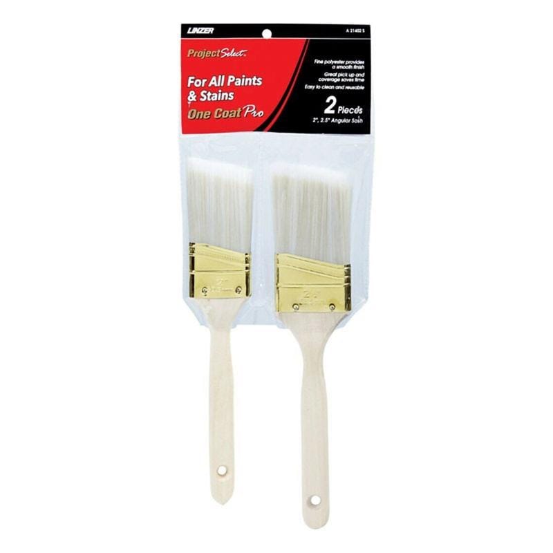 Linzer A 21402 S Project Select 2 and 2-1/2 in. Angle Paint Brush Set