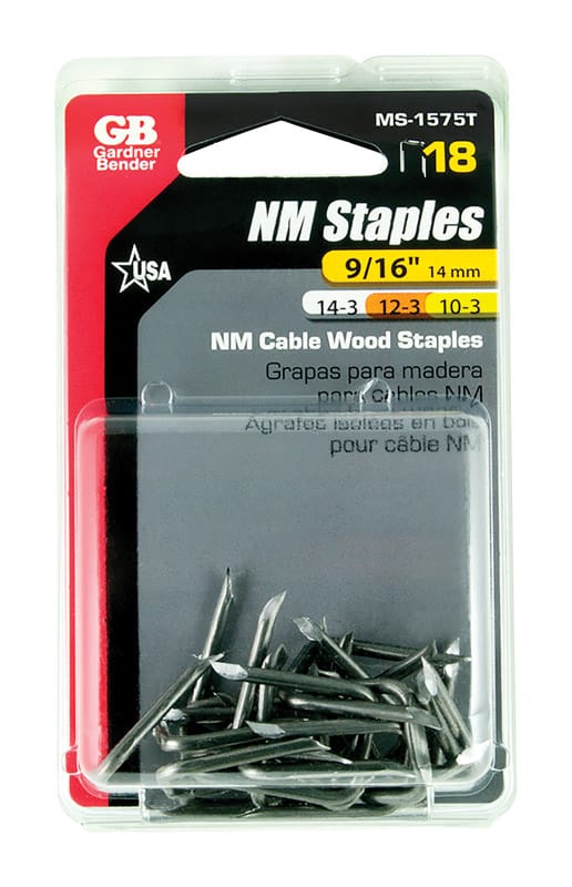 Gardner Bender MS-1575T Steel Staples 18 pk