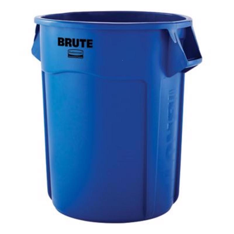 Rubbermaid FG264360BLUE Brute 44 gal Blue Plastic Garbage Can