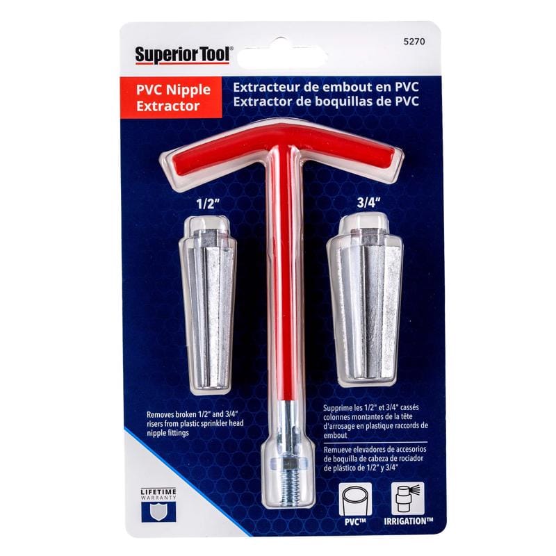 Superior Tool 5270 Riser Removal Tool 3/4 in. D 3 pc