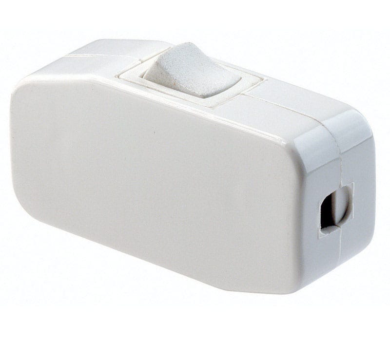 Leviton 05410-00W Lamp Cord Switch 125 V