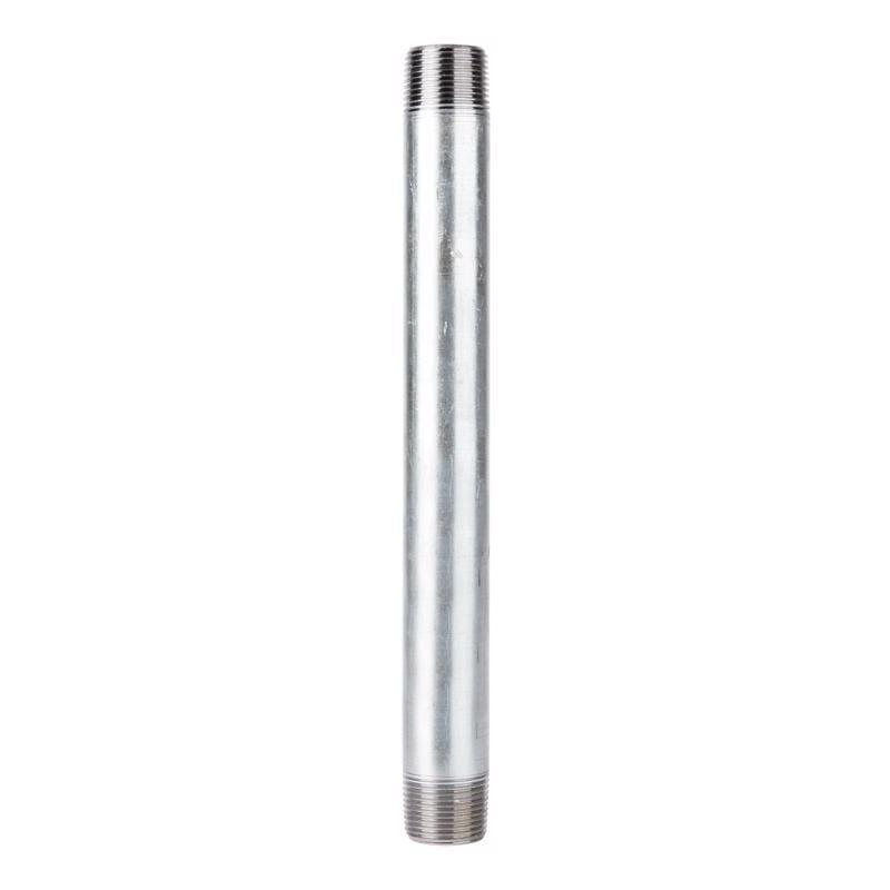 STZ Industries 3513X12 3 in. MIP each X 3 in. D MIP Galvanized Steel 12 in. L Nipple