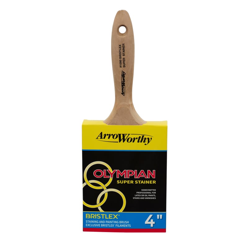 ArroWorthy 1090 0400 Super Stainer 4 in. Chiseled Stain Brush