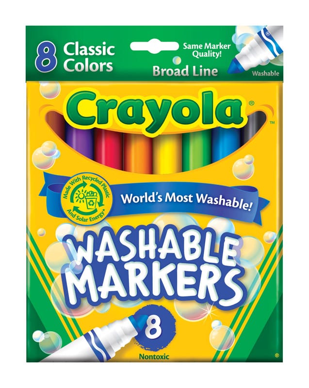 Crayola 58-7808 Color Max Assorted Broad Tip Markers 8 pk