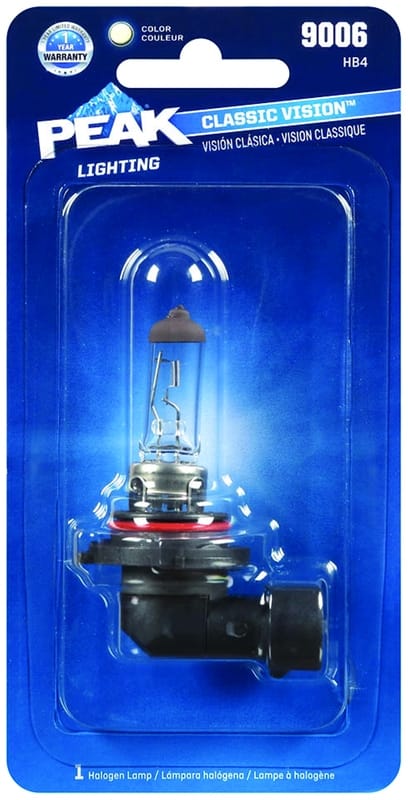Peak 9006-BPP Classic Vision Halogen High/Low Beam Automotive Bulb 9006 HB4